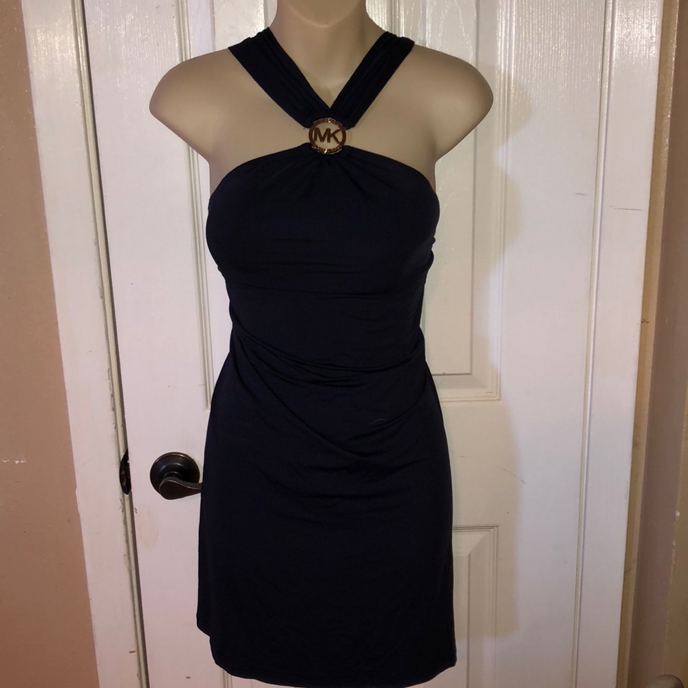 Michael Kors Black Swimsuit Cover Dress Small